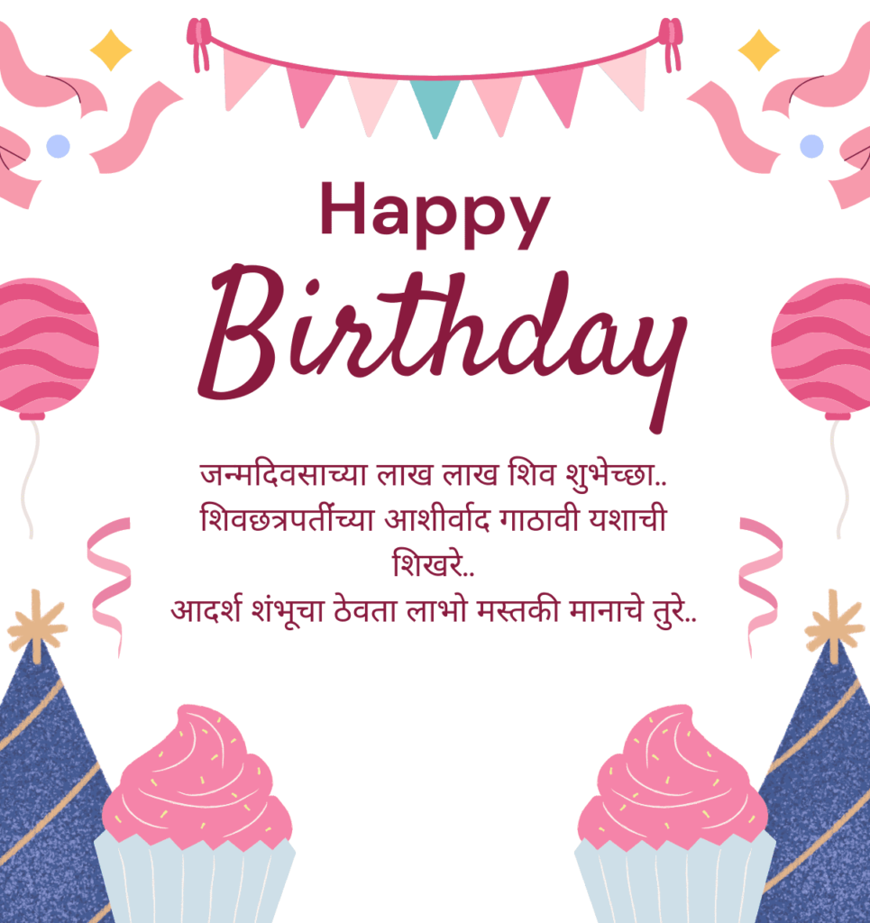 Happy Birthday Wishes in Marathi